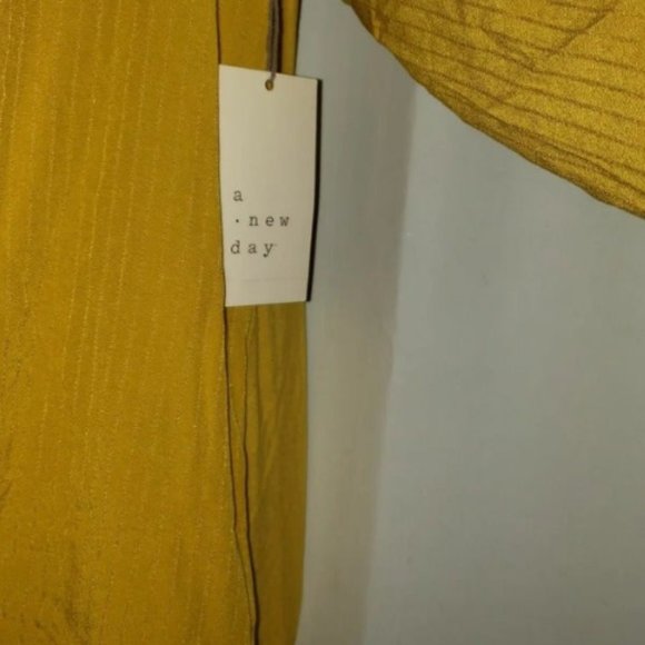 Mustard Yellow Peasant Top - Picture 6 of 10